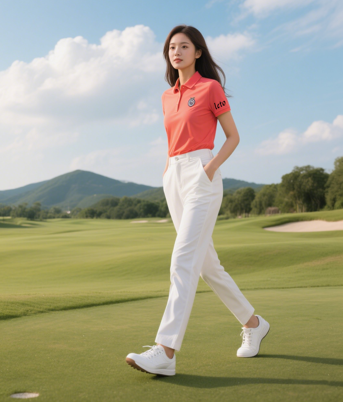 Custom logo and embroidered golf polo shirts designed for style and performance, perfect for teams, corporate events, and personal branding