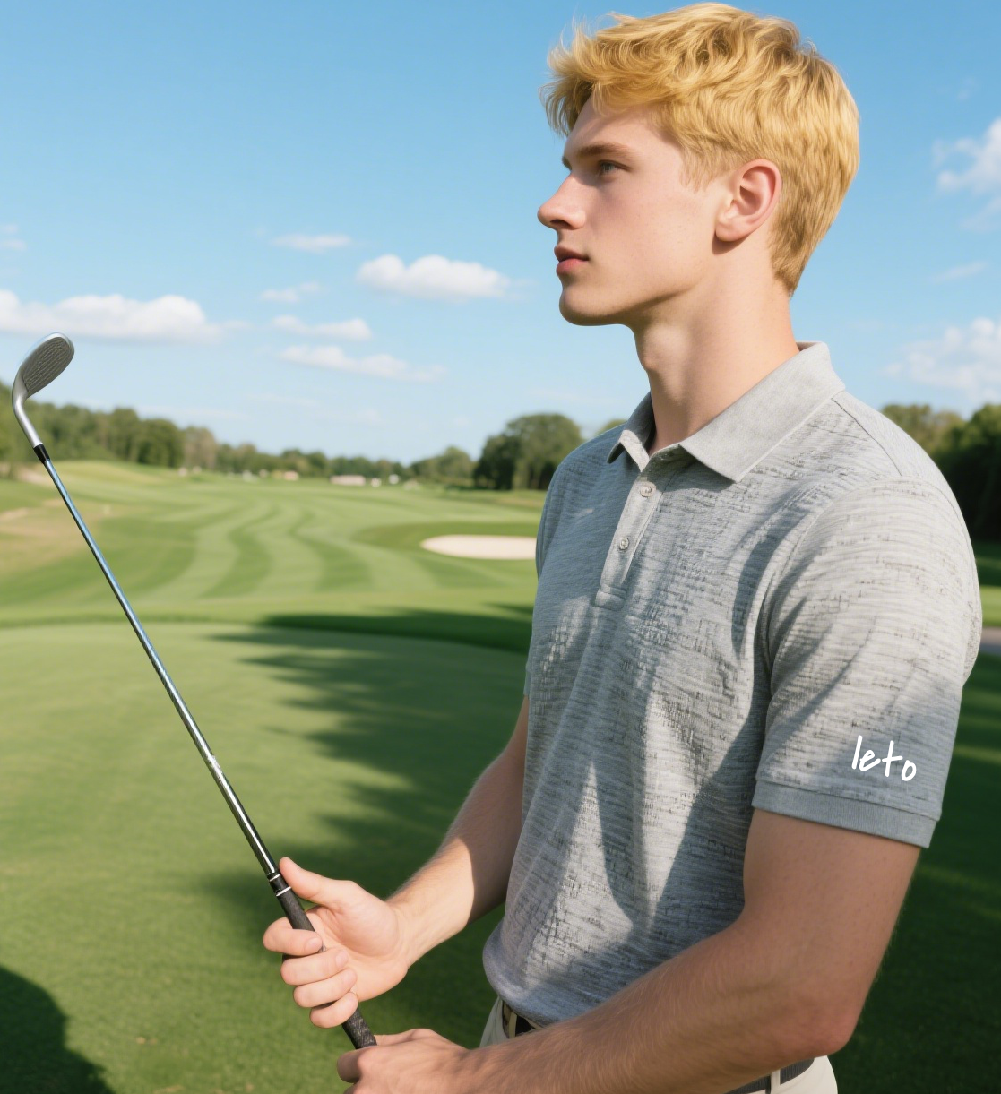 Sustainable golf apparel made from organic and recycled materials, designed for eco-conscious golfers who care about the planet.