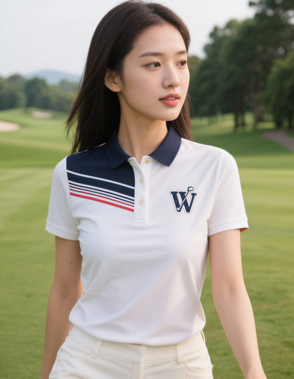 Specialized women’s golf apparel featuring stylish, performance-ready designs like polos, skirts, and breathable fabrics.