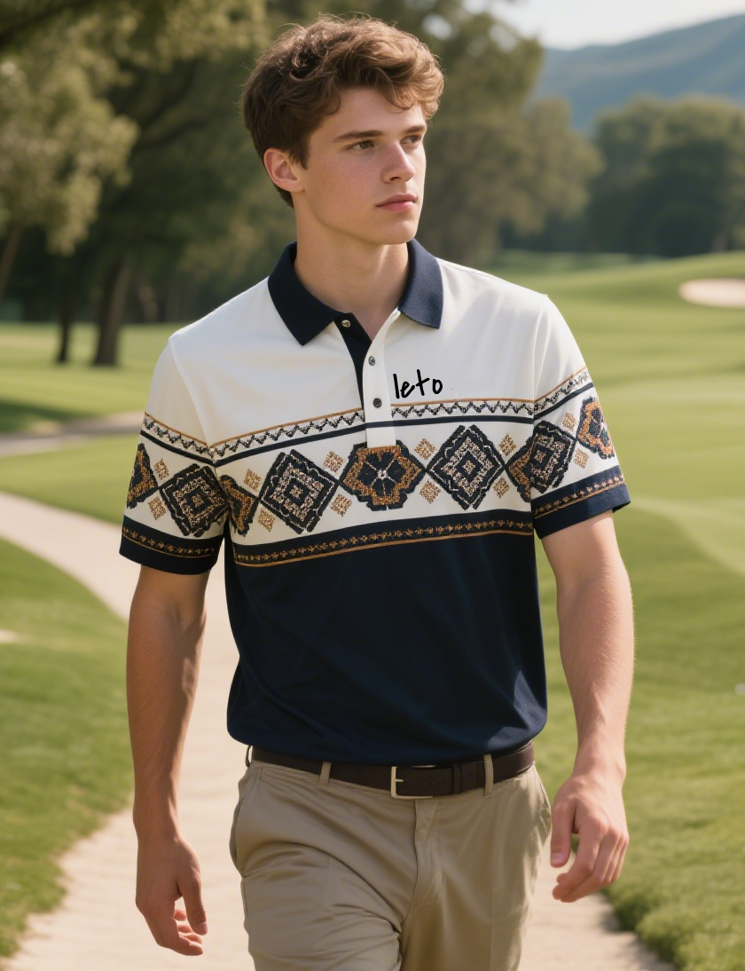 A group of professionals in matching corporate uniforms and a sports team wearing custom club jerseys, showcasing unity through stylish apparel.