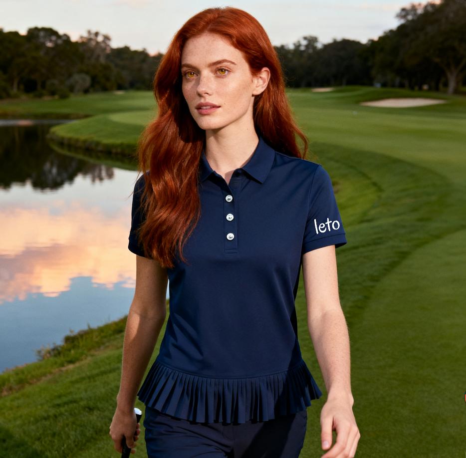 Specialized women's golf apparel designed with style, comfort, and performance to meet the unique needs of women golfers.